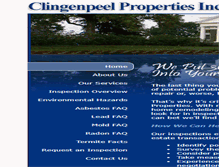 Tablet Screenshot of clingproinspections.com